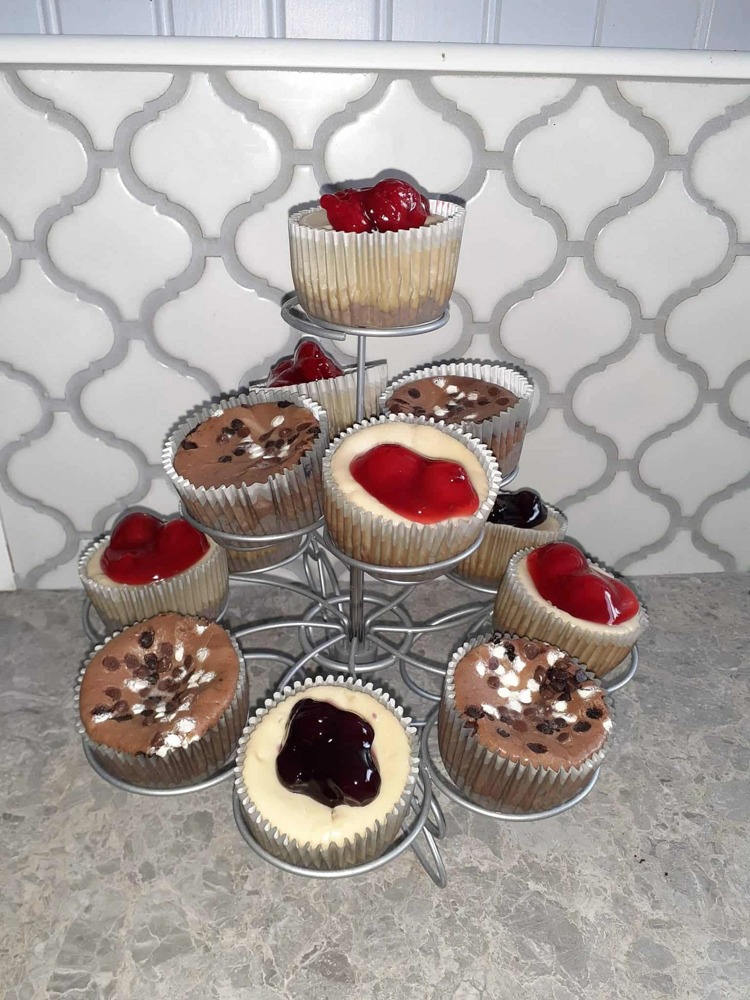 Mini cheesecakes made by Annabell